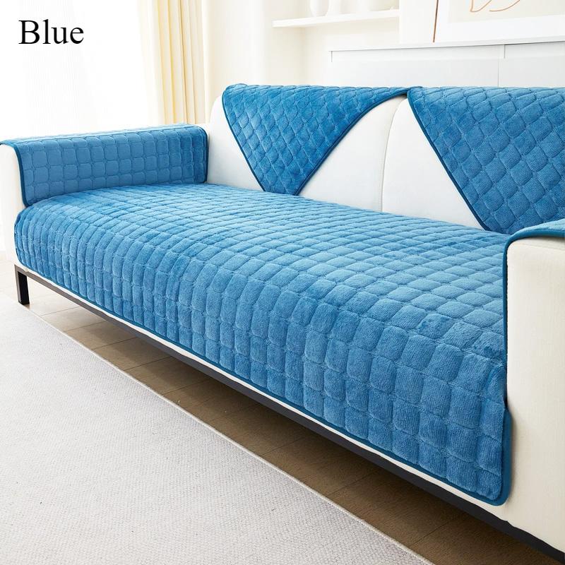 2024 New Four Seasons General Non-slip Sofa Cover Thickened Plush Sofa Cushion Full Cover Full Package Simple Sofa Cover
