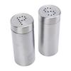 2 Pcs 304 Stainless Steel Seasoning Bottles Table Household Pepper Salt Shaker Barbecue Sprinkles Seasoning Jar Kitchen