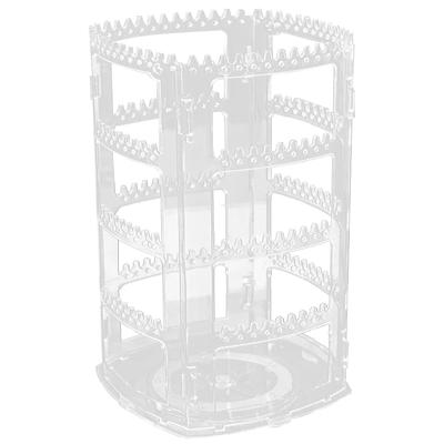 Rotating Earrings Holder Stand Transparent Acrylic Jewelry Storage Display Rack for Necklace