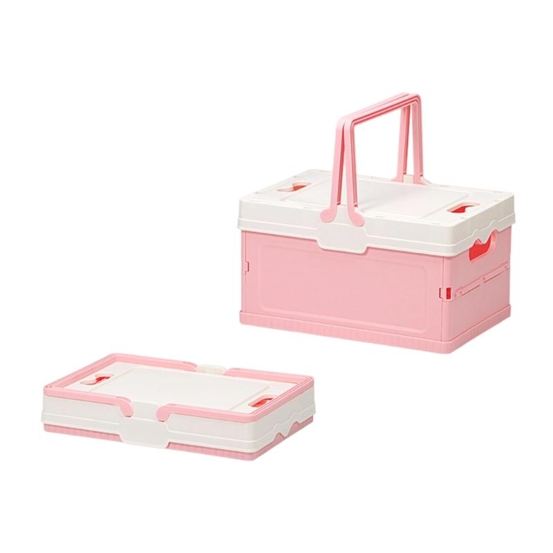Waterproof Folding Container with Lid for Camping Home Use Outdoor Gear Storage Organiser for Small Spaces