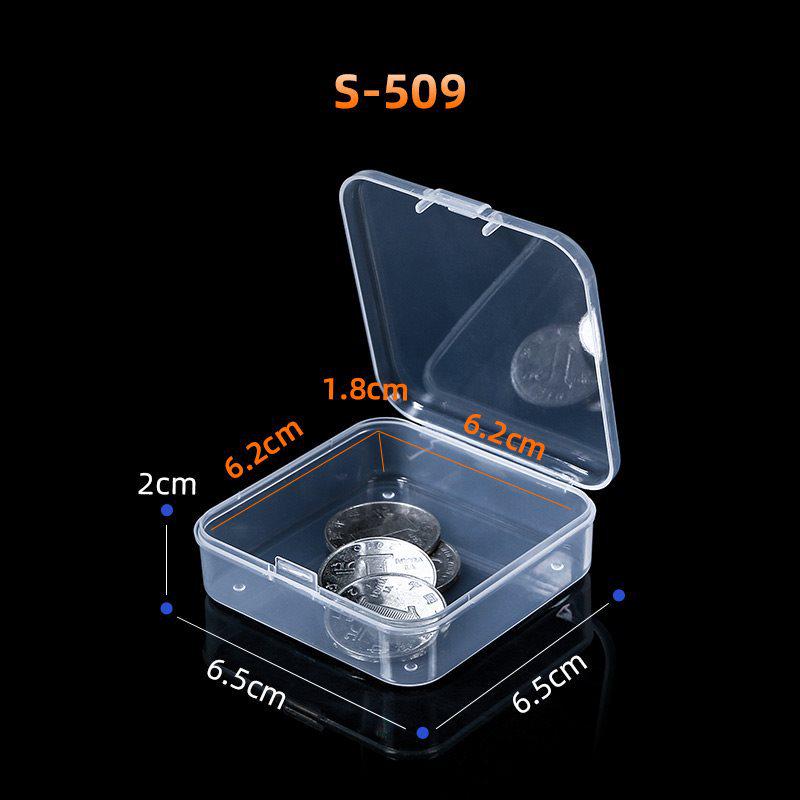Transparent Rectangular Craft & Storage Box - Small Parts Organizer