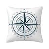 Nautical Compass Cushion Covers Anchor Boat Soft Modern Pillow Cases Home Decoration