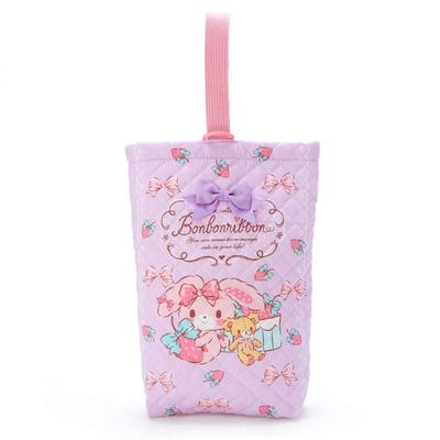 Bonbon Ribon gesteppte Schuhtasche (Erdbeere)