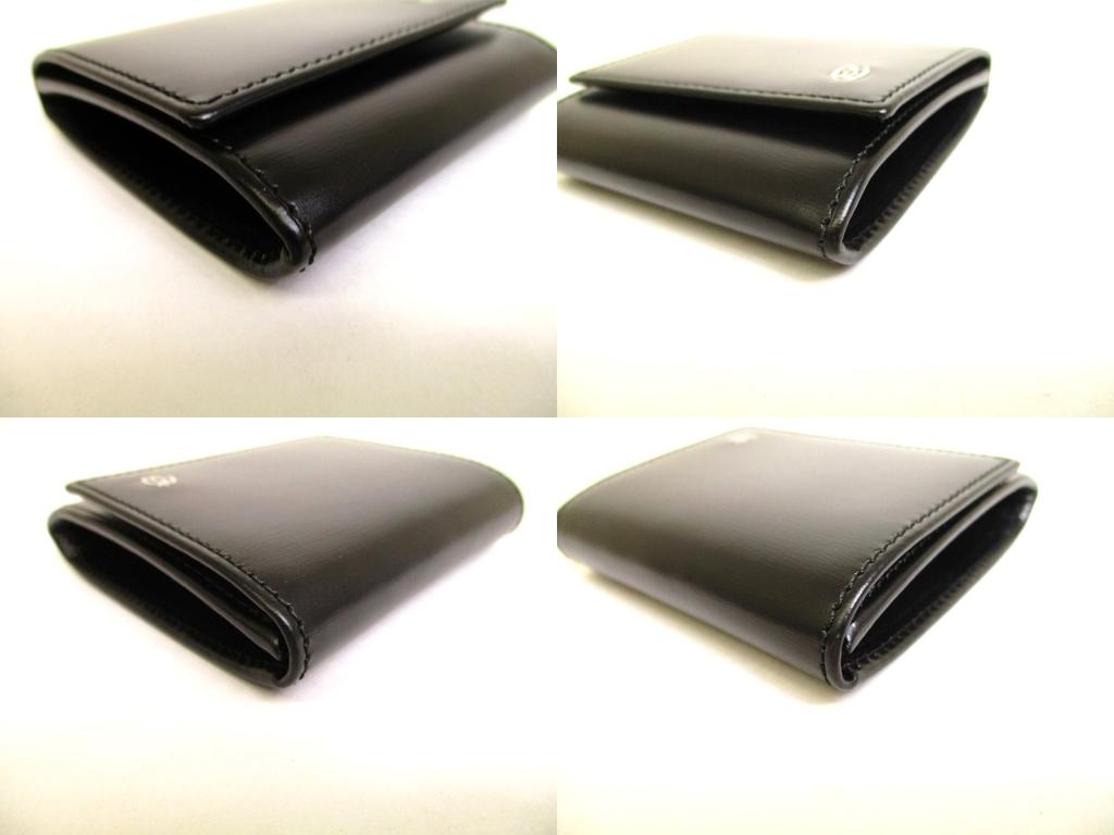 Portamonete Autentico Cartier Pasha de Cartier in Pelle Nera #9869 Scatola Aperta