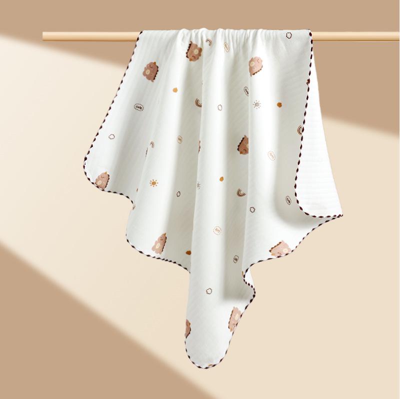 Class A Pure Cotton Baby Swaddle Blanket – Essential for the Delivery Room & Suitable for All Seasons
