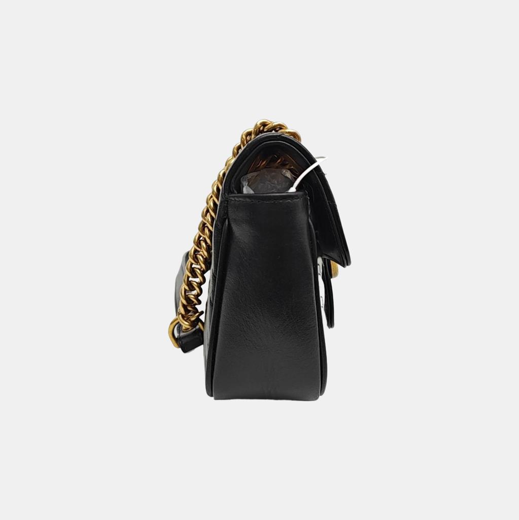 [Pre-Owned] Gucci GG Marmont Matelassé Mini Bag 'Black' - Excellent #1B5YDKZ