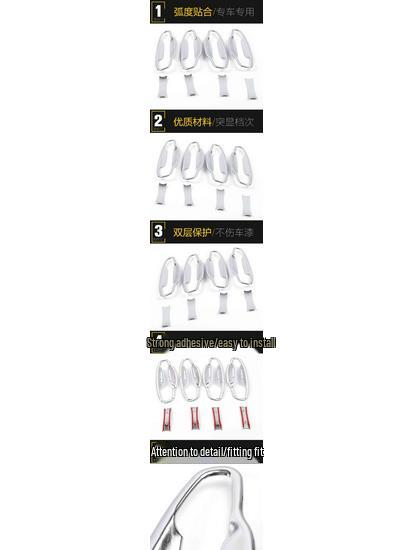 Zotye SR9 Door Bowl Decorative Frame & Anti-Scratch Cover - Exterior Handle Accessory