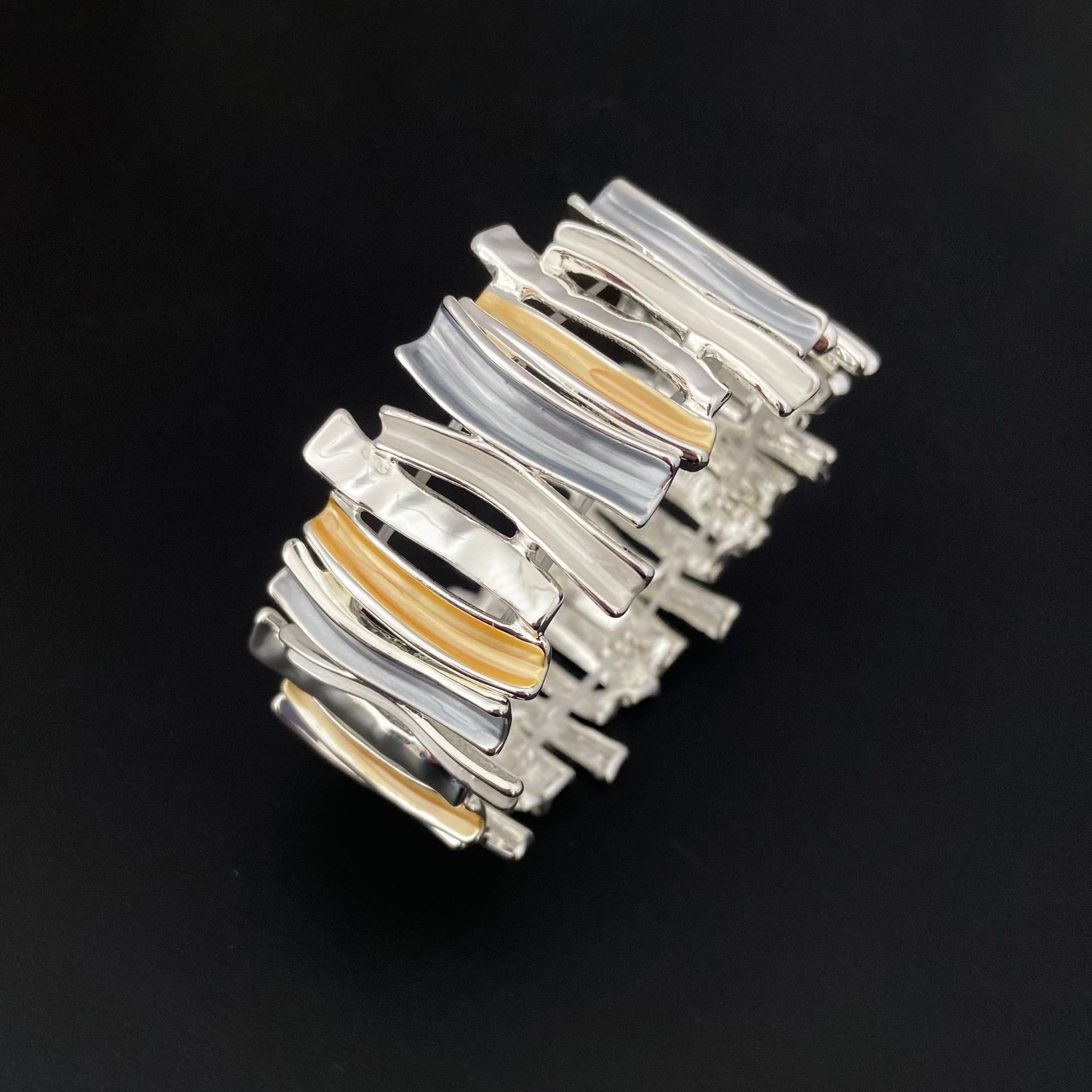 

Новый креативный нерегулярный геометрический эластичный браслет, модное и универсальное женское украшение Elastic Adjustable