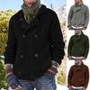 2026 New Oversized Sweater Men's Solid Color Button-up Jacket