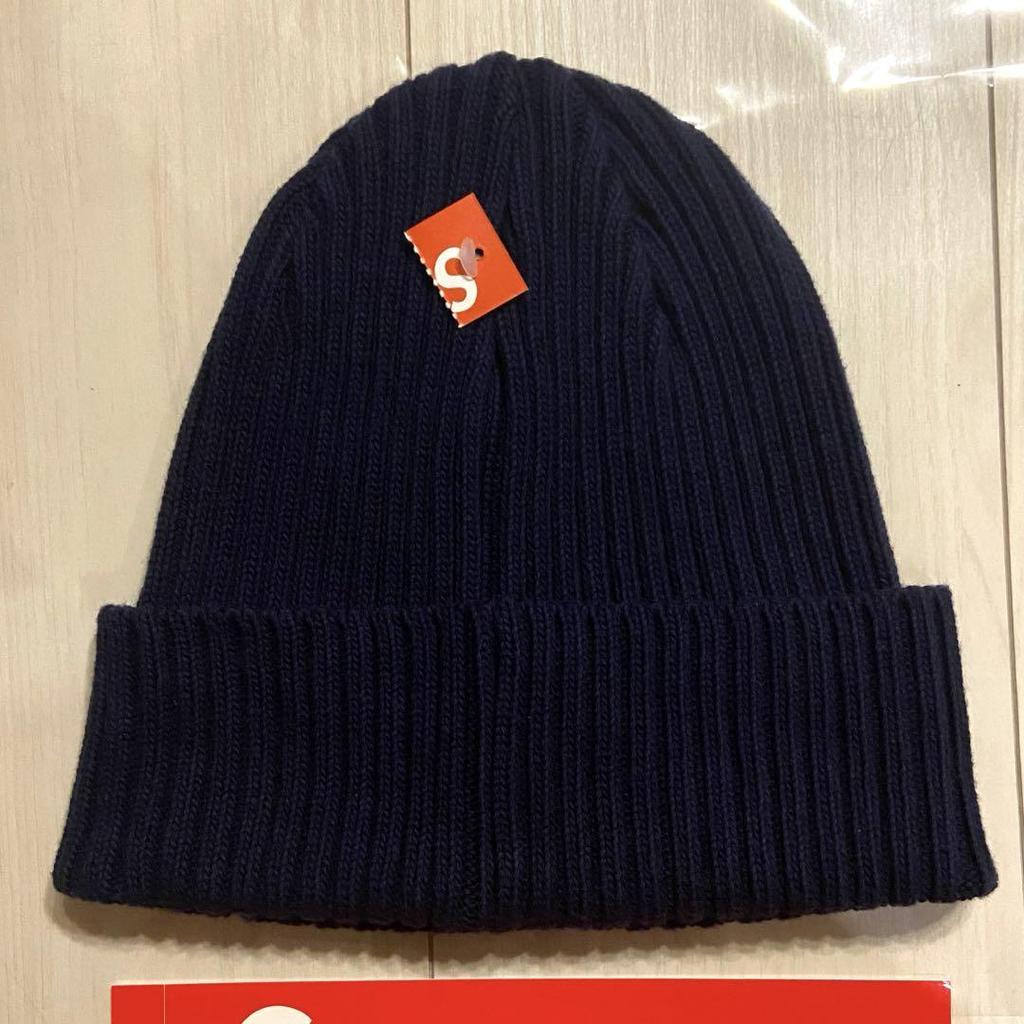 [USED] Supreme 24SS Overdyed Beanie Navy