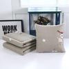 Foldable Multifunctional Nap Cushion: Pillow & Blanket for Car & Office