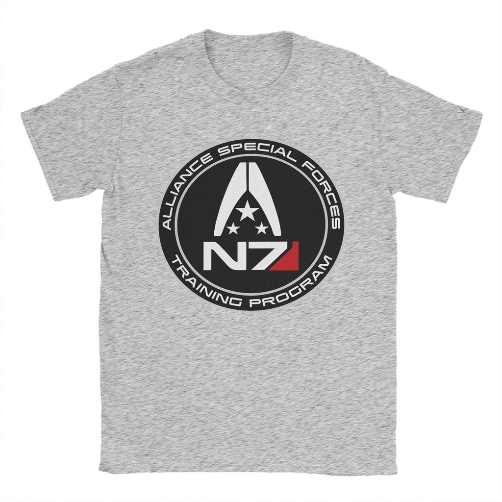 Mass Effect N7 T Shirt Beach Street Style TShirts Cotton Leisure Tee Shirt For Male Casual Top Tees