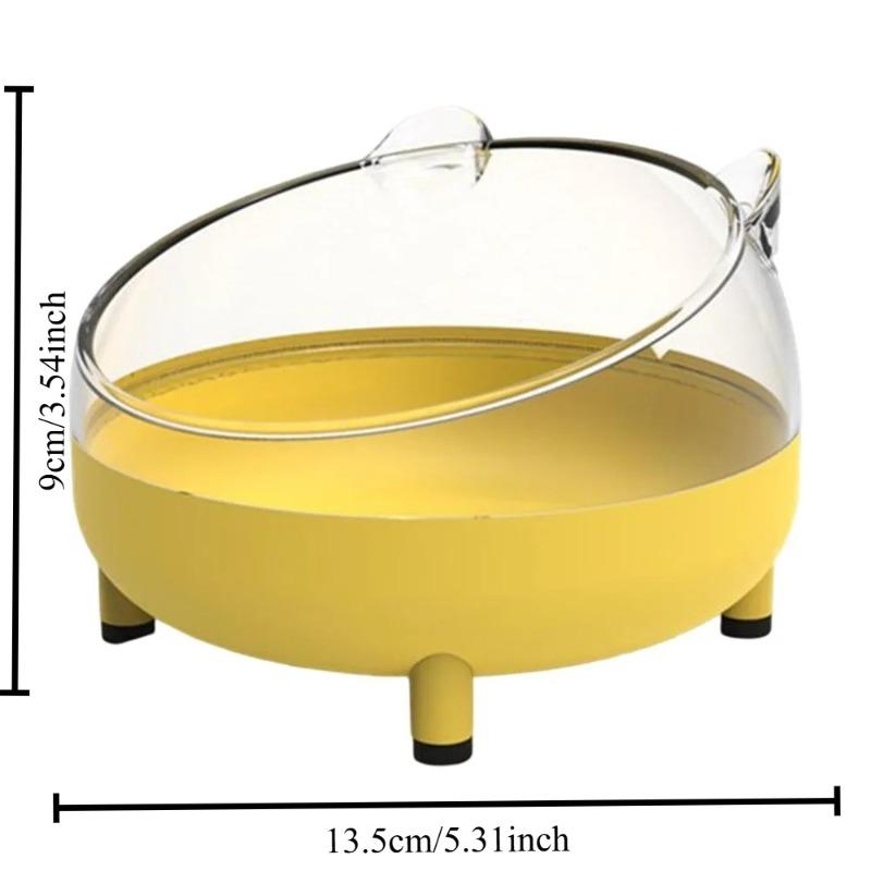 1Pcs Sandbath Box Hamster Cage Toilet Small Animal Mouse Rabbit Pet Bathhouse Bathing Easy To Clean and Safe Multicolor