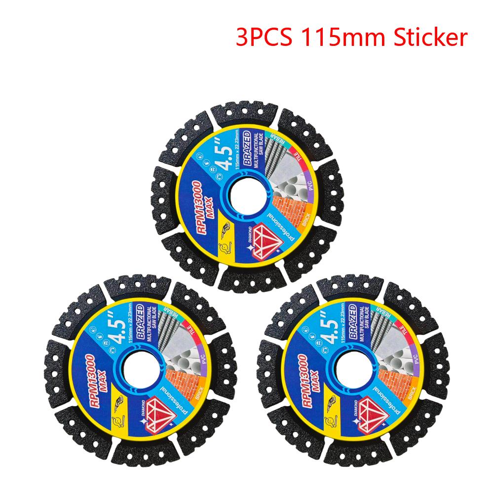 Diamond Multi-Purpose Saw Blades 22mm Aperture Diamond Cutting Discs for Metal Steel Concrete Stone Tile Porcelain