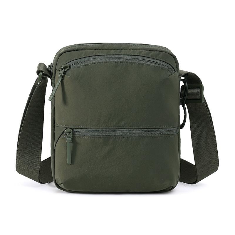 Men's Crossbody Bag Multi-compartment Shoulder Bag Lightweight Commuter Small Square Bag