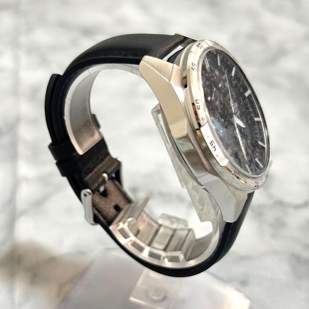 Used Unused CASIO EDIFICE Chronograph Watch with Leather Strap