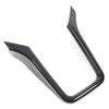 For Porsche Cayenne 2011-2017 ABS Carbon Fiber Car Center Control Decorative Frame Sticker Car Interior Accessories 1Pcs