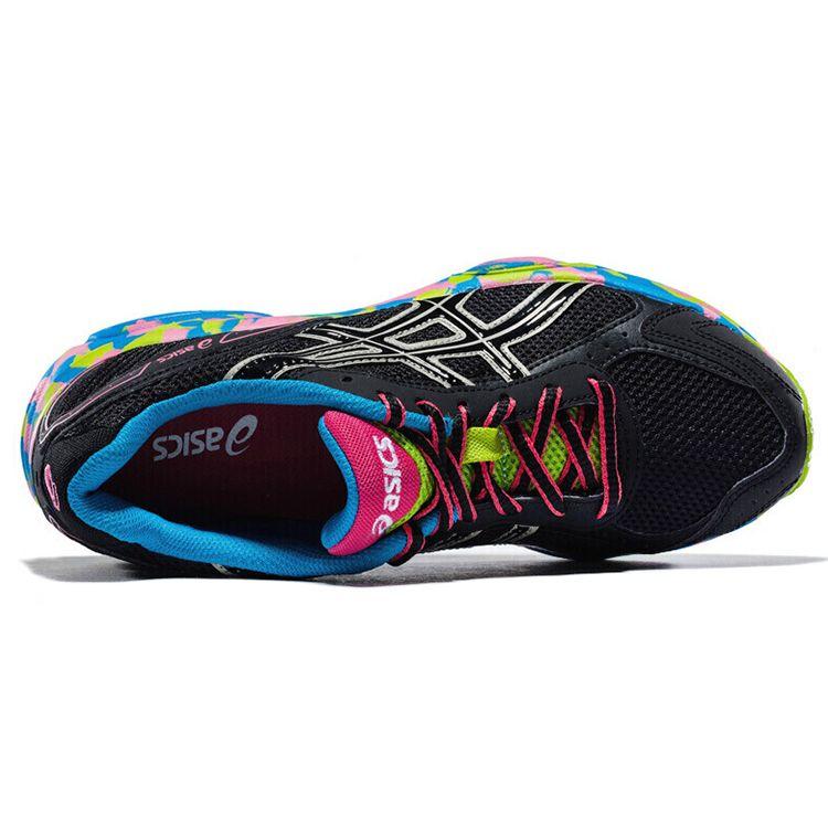 Asics Maverick 2 Comfortable Fabric Low-Top Casual Running Shoes Women Sneaker Black Multicolor T25XQ-9090