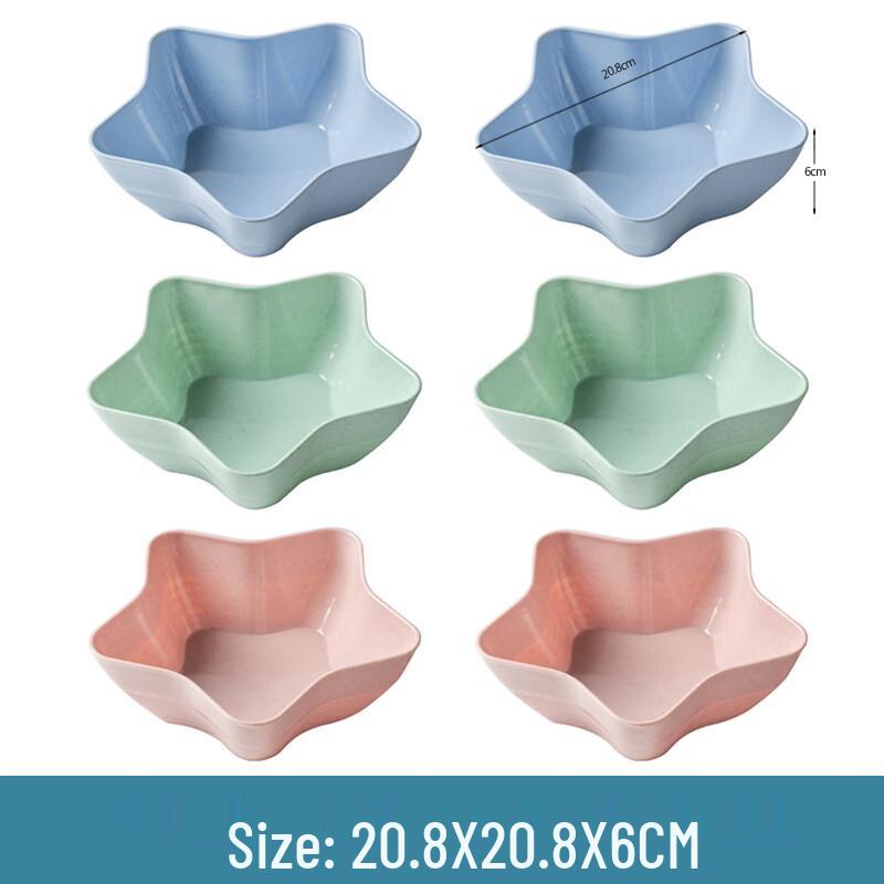 ZISIZ European Style Plastic Fruit Bowl