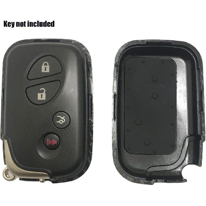 ABS Carbon Fibre Protector Key Fob Cover Case fit for Lexus ES350 GS300 GS350 GS430 GS450h ISC IS250 IS350 LS460 LS600h Keyless Entry Key Fob