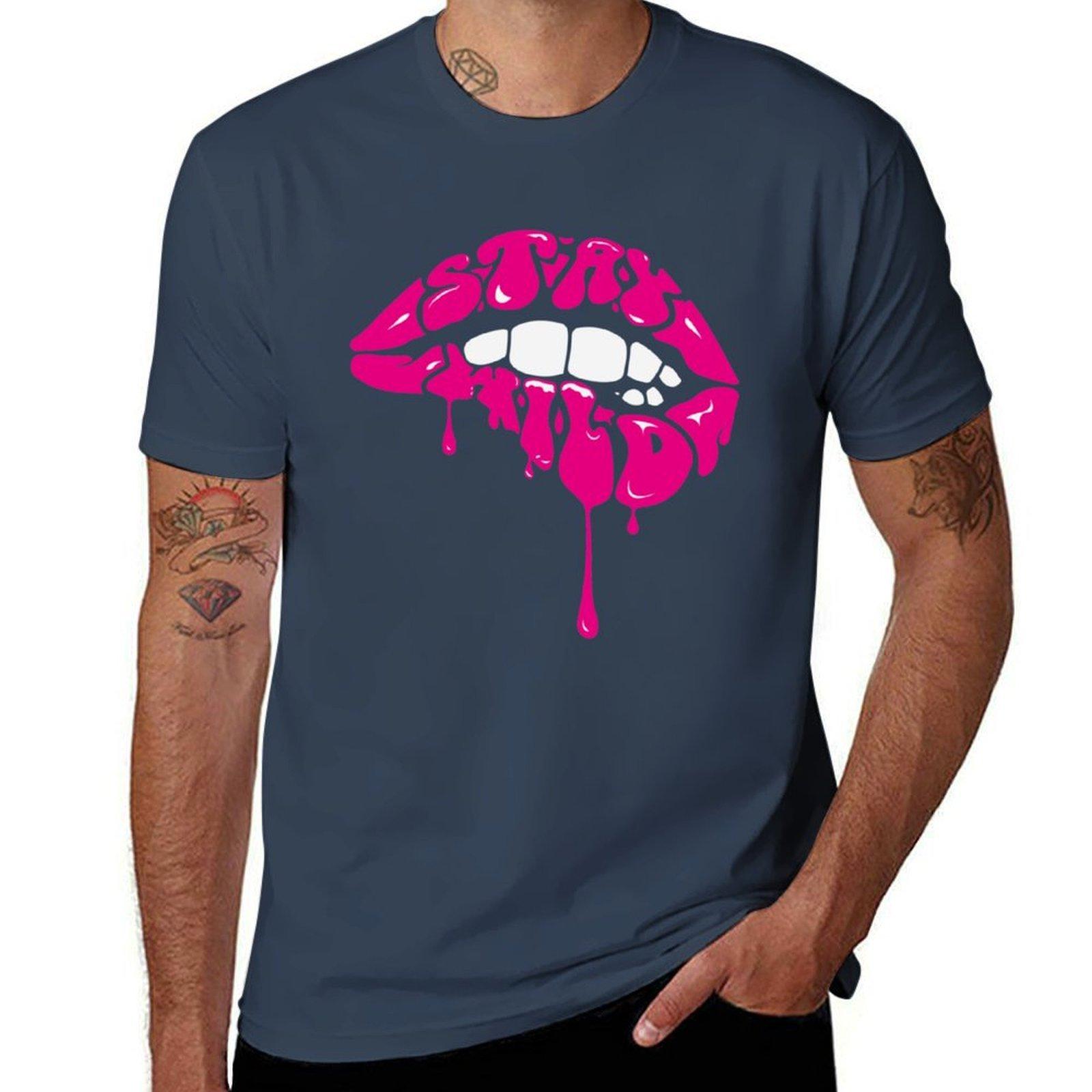 Ben Azelart Merch Stay Wild Lip TShirt Fashion Letter Print TShirt S