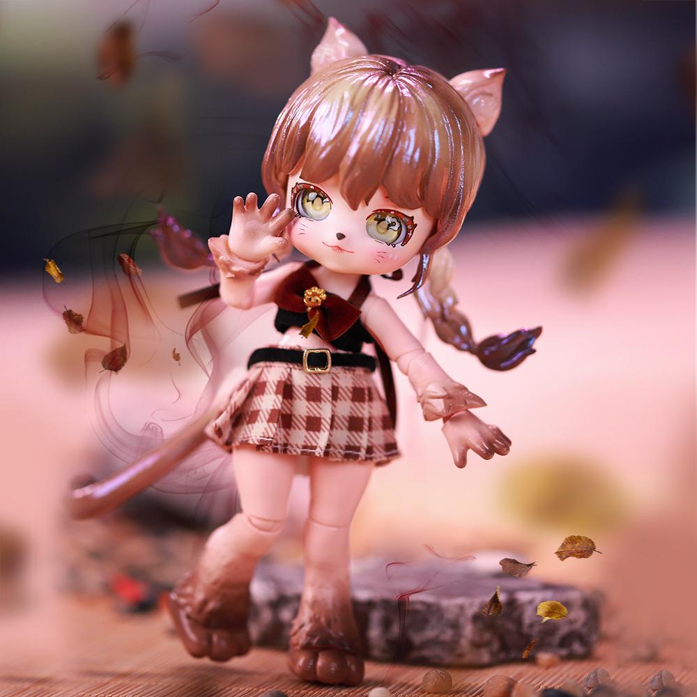 DBS  MAYTREE 14cm Ancient Beast Doll OB11 Doll BJD Collectible Animal Style Kawaii Toy Birthday Gift Series