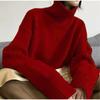 Street Turtleneck Sweater Women 2024 Autumn Winter Long Sleeve Cashmere Female Knitted Pullover Loose Lady Thicken Knitwear
