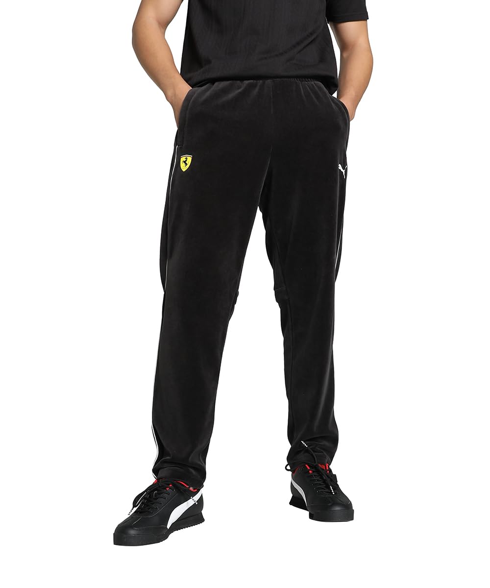

MOTER Car Race длинные брюки трикотажные FERRARI RACE MT7 PANTS OPEN HEM 627181 24 цвет черный [PUMA] мужские осень/зима (01)