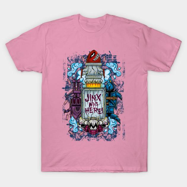 Dámské tričko Jinx The Loose Cannon Harajuku potisk Kawaii tričko Léto Krátký rukáv Dámské tričko Top Tričko