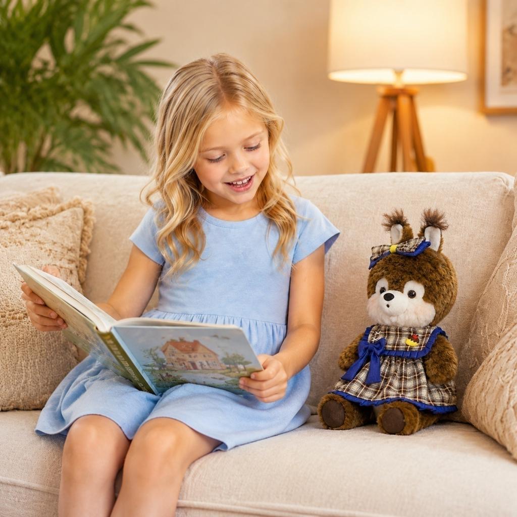Soft Plush Stuffed Animal Toy, Cute and Cuddly for Home Decor and Play, Birthday Gift for Kids and Adults
