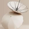 Rain Umbrella Automatic Open with Reflective Trim for Safe Night Walking and Durable Wind Resistant Design