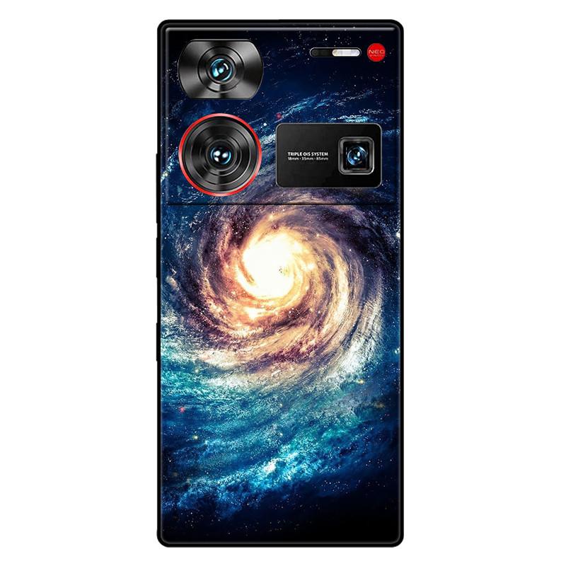 For ZTE Nubia Z60 Ultra 5G Case Silicon Fashion Space Wolf TPU Painted Coque Funda for Nubia Z60Ultra 5G NX721J Cover Protective