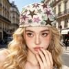 Y2K Style Hair Bandana Leopard Star Print Hair Scarf Neck Scarf  Hair Styling Fashion Outfit