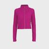 Damen Slim Fit Kapuzen-Yoga-Jacke: Stretch, Winddicht, Atmungsaktiv, Sonnenschutz, Outdoor-freundlich