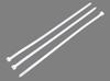 Cable Ties, Cable Tie, Zip Ties, Tyrytytki, Trytytki, 12.0 X 500Mm 100 Pcs In A Bag Transparent UV Resistant, Teger