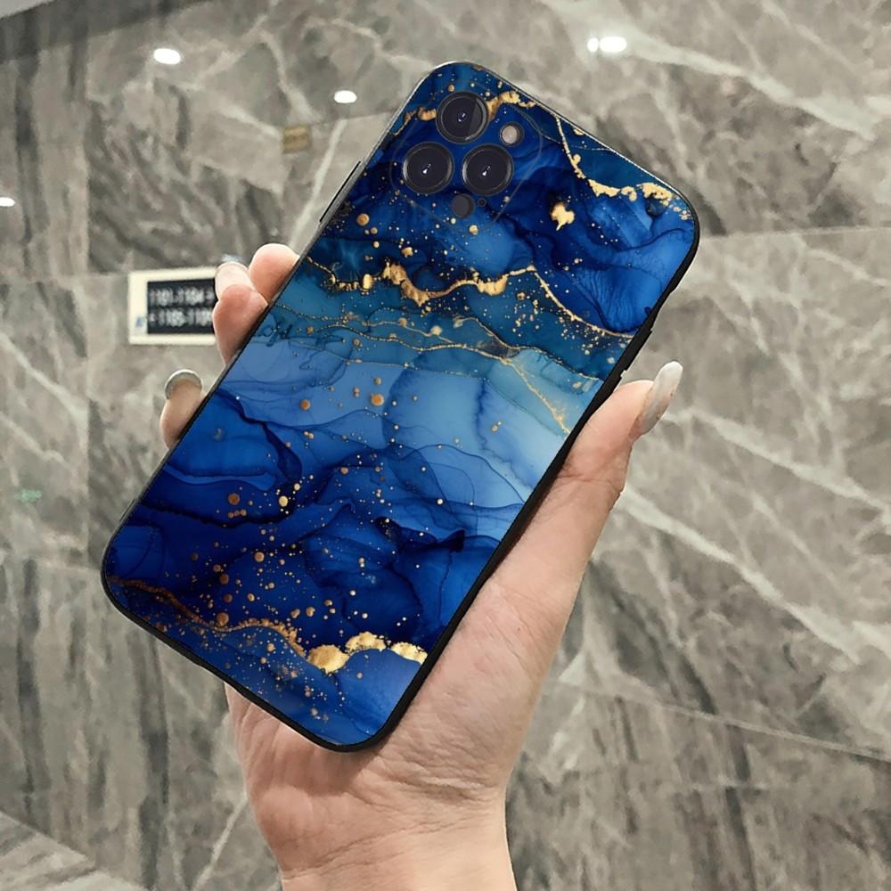 Marble Phone Case For iPhone 15 14 11 12 13 Mini Pro XS Max Cover 6 7 8 Plus X XR SE 2020 Funda Shell