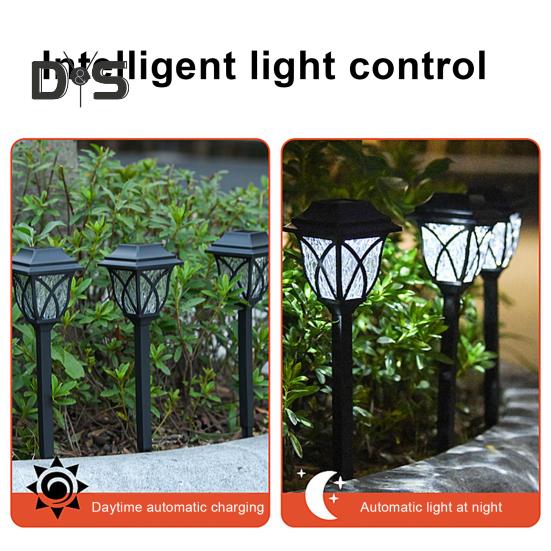 2 szt. Zewnętrzne Lampy Solarne Ścieżkowe Super Jasne Automatyczne Włączanie/Wyłączanie Wodoodporne Oświetlenie Ogrodowe Krajobrazowe Lampy Podwórkowe