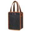 6 Bottles Wine Tote Bag Reusable Travel Felt Insulated Tote Bags Wine Bottle Carrier for Barbecue Camping Travel Picnic