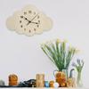 Artistic NonTicking Wall Clock Modern Decorative Clock For Kitchens Cafes Setting Decors Elegant Accurate Time Display