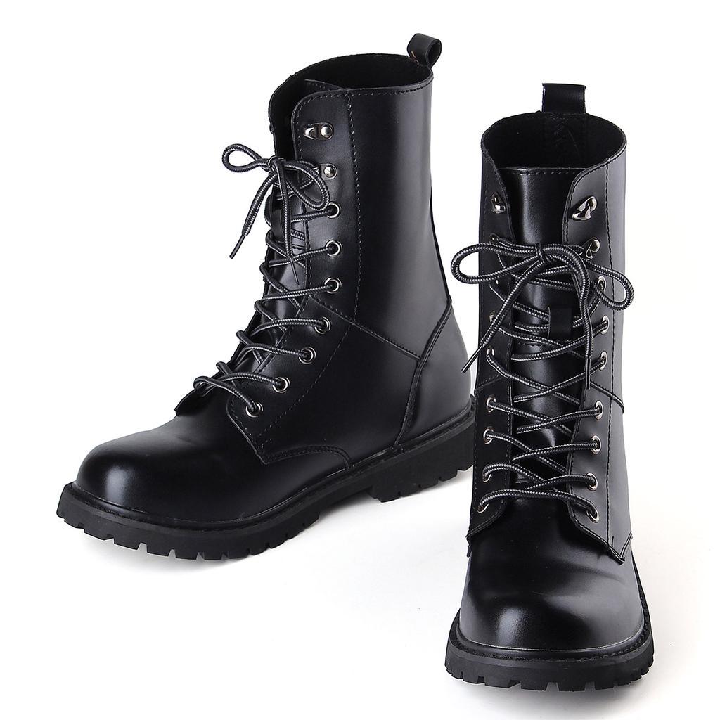 Bottes tactiques militaires pour hommes, bottines de Combat imperméables en cuir des forces spéciales, chaussures de travail de l'armée