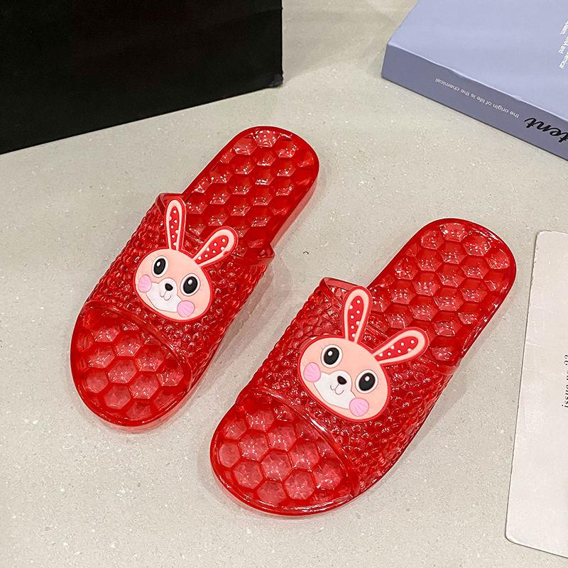 Fashion Flat Soft Open Toe Woman Slippers Transparent Sandals Bathroom Slides Home Unique New Fashion Cheap Liquidation Shoes for Women