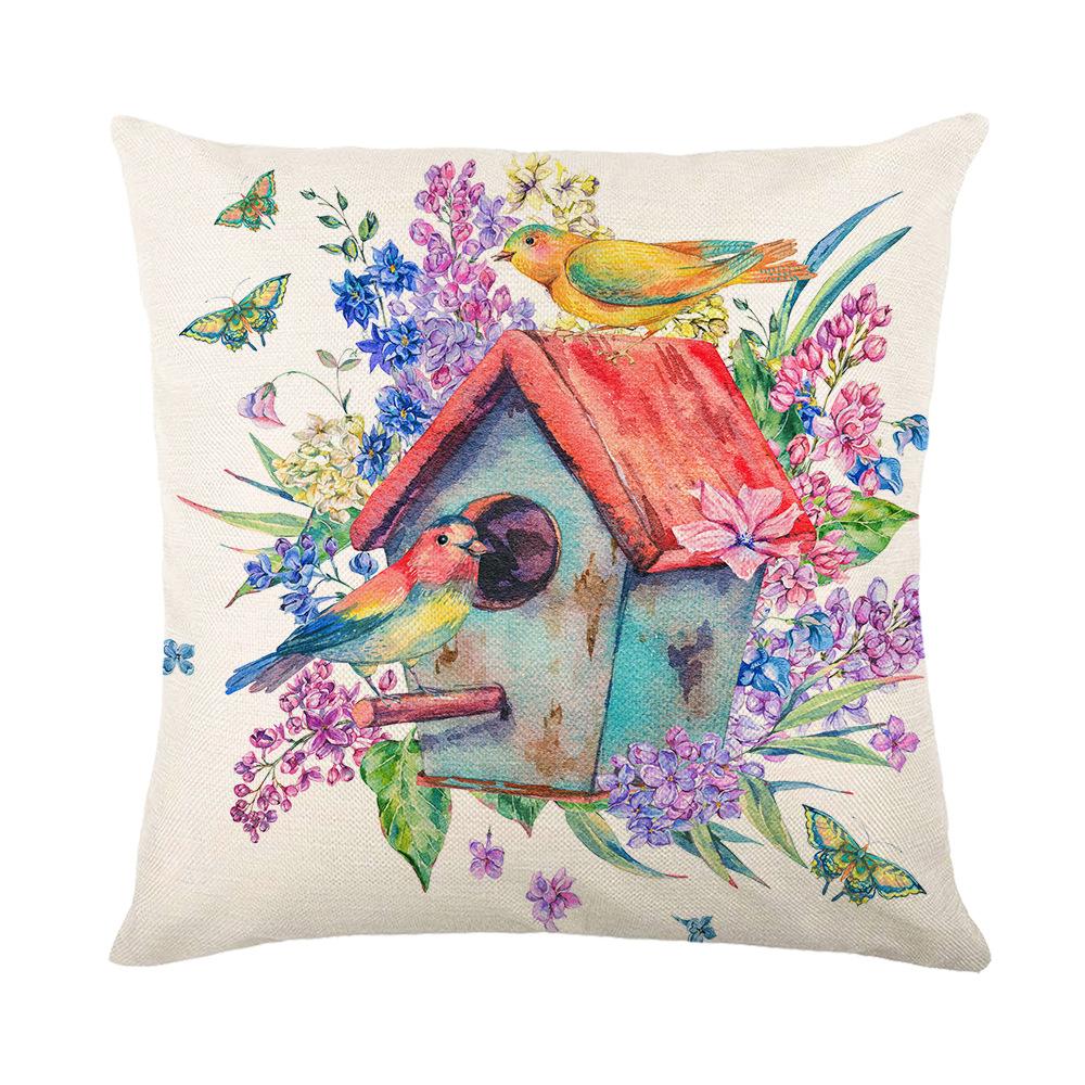Easter Pillowcase Holiday Decoration Pillowcase Sofa Cushion Pillowcase