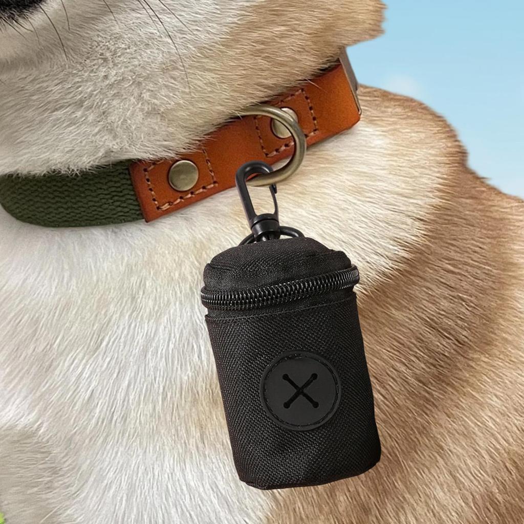 Poop Bag Holder Oxford Cloth Small Pack Dog Poop Bag Dispenser Holder for Pet Puppy Small Medium Large Breed Home Travel Camping