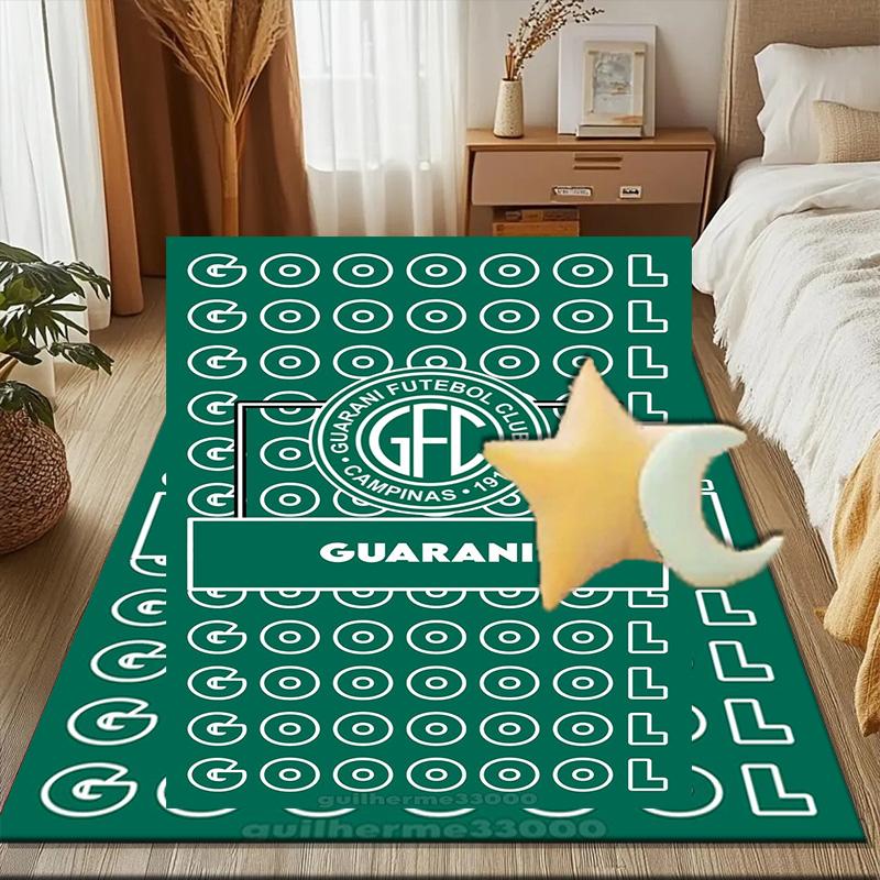 Football Club Emblem Printed Office Carpet Chair Cushion Entryway Rug, Rugs for Living Room, Bedroom Christmas gifts