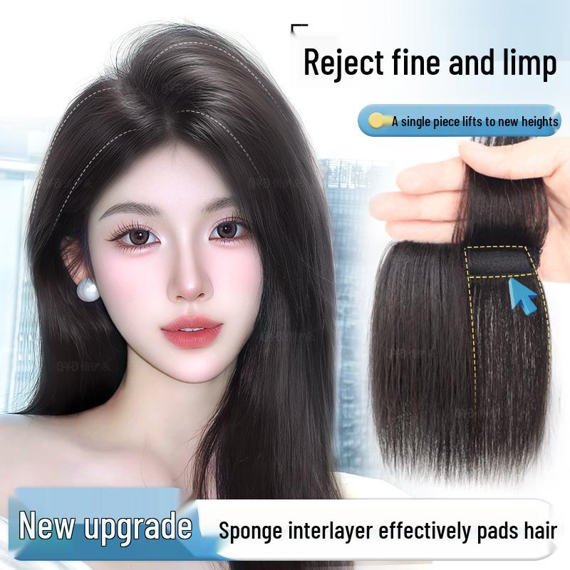 Women s Realistic Hair Volume Pad - Fluffy, Invisible, Traceless, High Crown Boost 10cm
