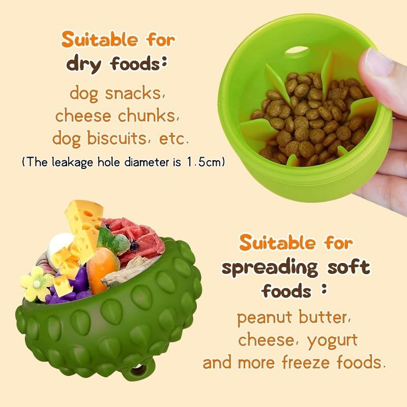 Xiaomi Multi Function Pinecone Dog Toy Food Leaking Ball Slow Feeder Puzzle Chew Teeth Cleaning Interactive Pet Enrichment Supplies