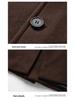 Men's Mid-Length Windproof Woolen Coat - Autumn/Winter, Japanese Style, Loose Fit, Thickened Lapel Jacket