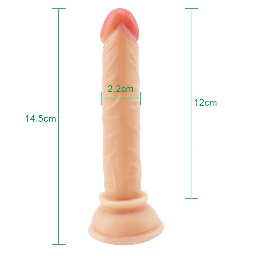 Realistické dildo pro ženy Muži Soft Jelly přísavka Penis Anální anální kolík Crystal Dildo Erotické hračky Penis Dick Dildos pro anální
