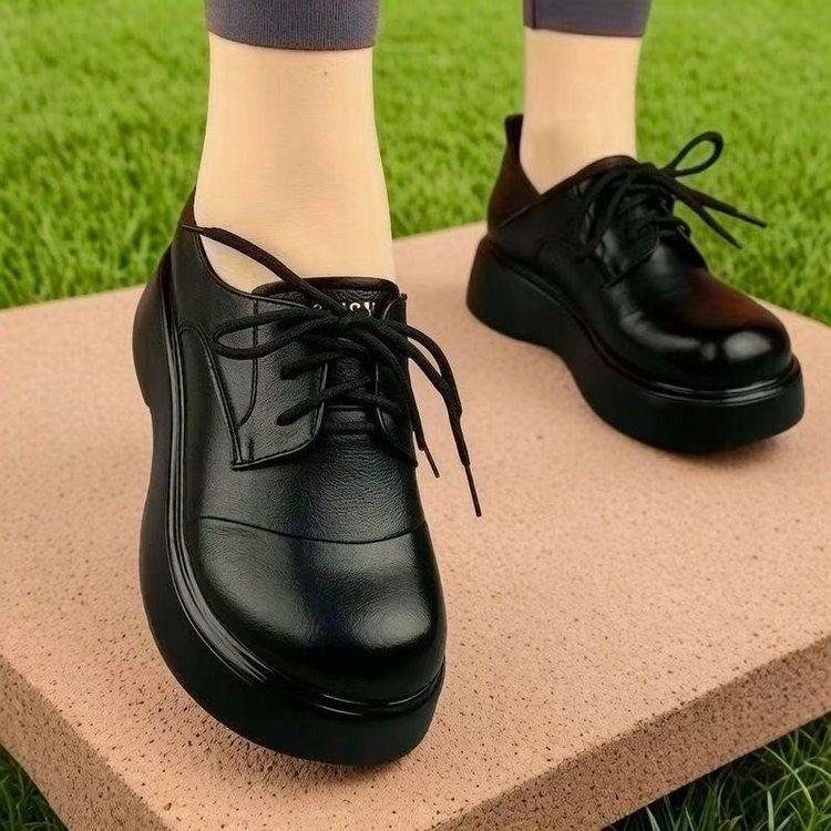 Anti-slip Casual Shoes - New Style Round-toe Thick-soled Women's Shoes