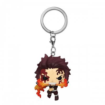 Dancing Flash Demon Slayer Tanjiro Kamado Keyring
